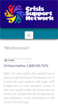 Mobile Screenshot of crisis-support.org